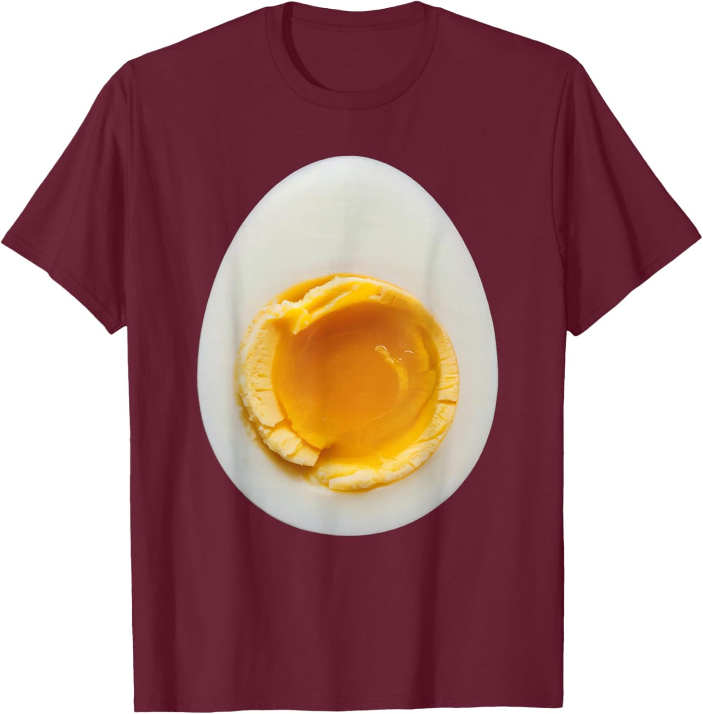 Deviled Egg Costume Halloween T-Shirt - T-Shirt | Maroon