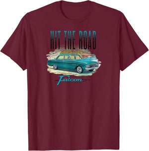 Ford - Hit The Road Falçon T-Shirt - T-Shirt | Maroon