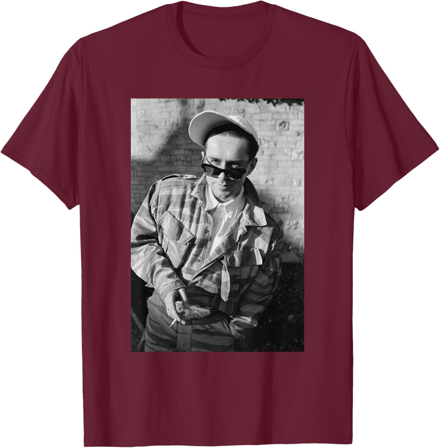 Holly Johnson Frankie Goes to Hollywood Singer 1985 T-Shirt - T-Shirt | Maroon