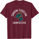 Coastal Carolina University CCU Chanticleers T-Shirt - T-Shirt | Maroon
