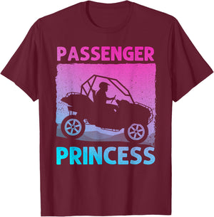 Funny SxS Art Girl SxS UTV Offroading Side By Side T-Shirt - T-Shirt | Maroon