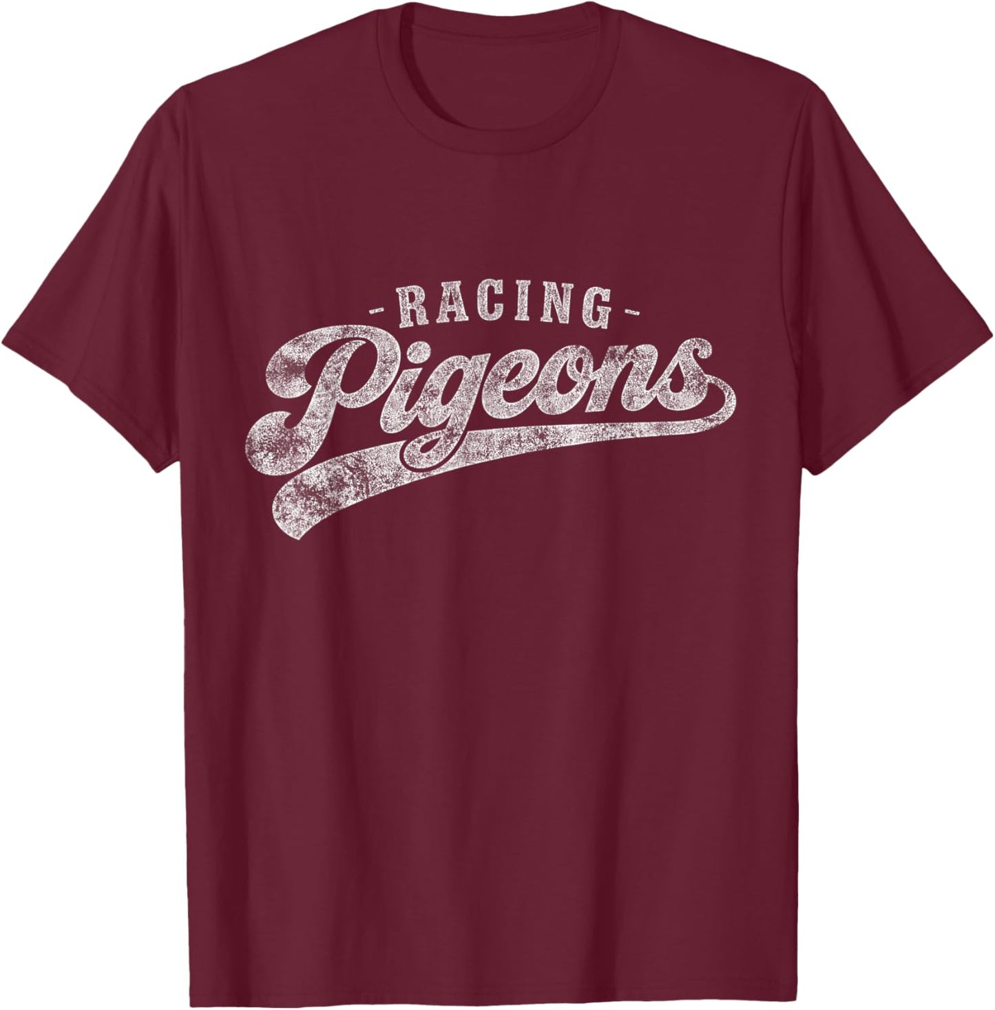 Pigeon Racing Colombophile Taubenzüchter Pigeons Fathers Day T-Shirt - T-Shirt | Maroon