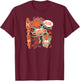 Inside Out 2 - Anxiety Character Too Much Pressure T-Shirt - T-Shirt | Maroon