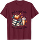 Just a Girl Who Loves Fall and Books Pumpkin Spice Autumn T-Shirt - T-Shirt | Maroon
