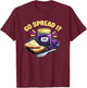 The Gospel Go Spread It T Shirt Jelly - Gospel T-Shirt - T-Shirt | Maroon