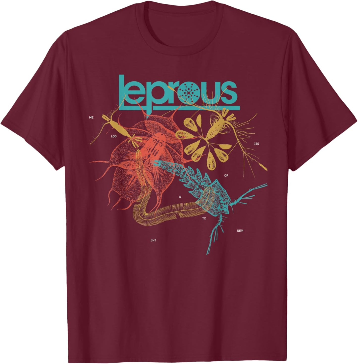 Leprous Silent Colours T-Shirt - T-Shirt | Maroon