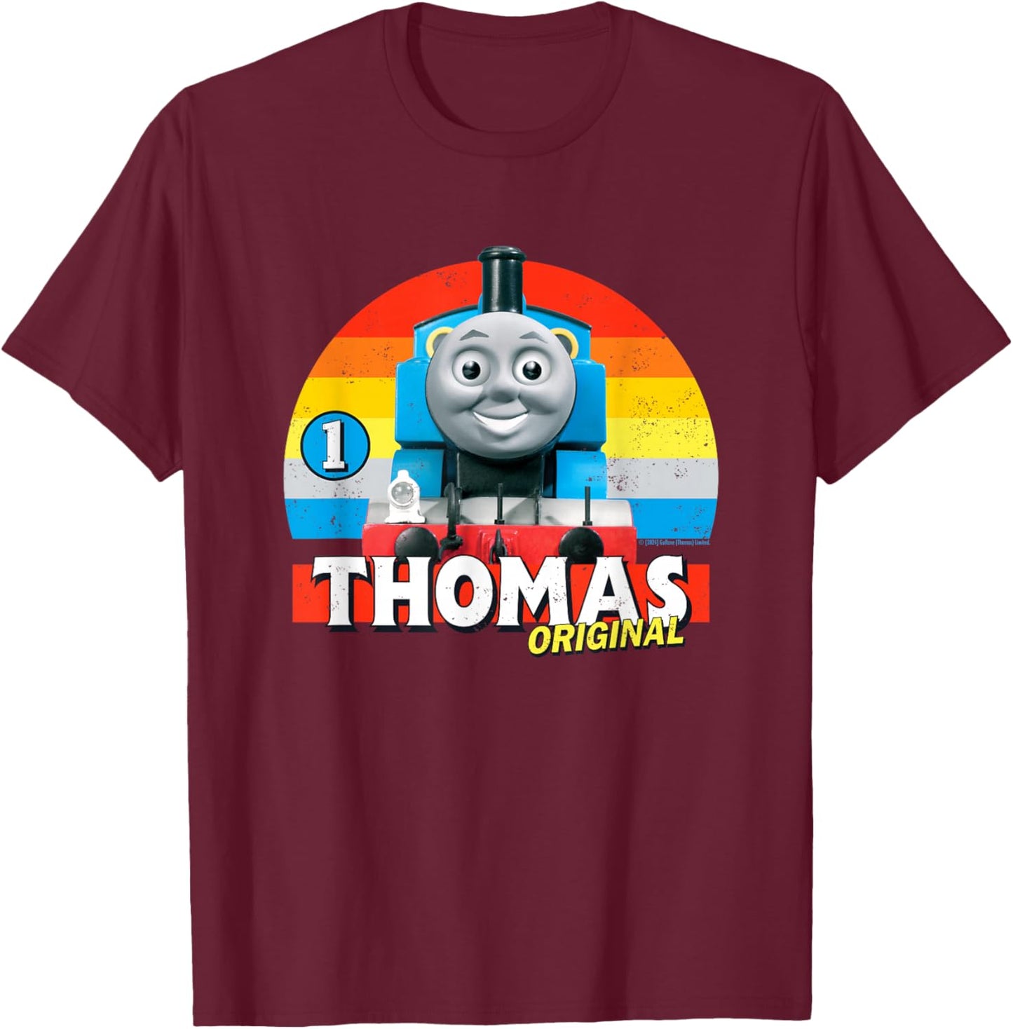 Thomas & Friends - Thomas Original T-Shirt - T-Shirt | Maroon