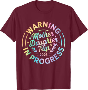 Mother Daughter Trip 2026 Family Mom Matching Vacation Women T-Shirt - T-Shirt | Maroon