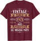 Vintage 54th birthday men Born 1971 54 years old Bday T-Shirt - T-Shirt | Maroon