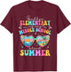 Goodbye Elementary Graduation to Middle School First Summer T-Shirt - T-Shirt | Maroon