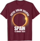 Totale Sonnenfinsternis Spanien 12. August 2026 Astronomie-Liebhaber T-Shirt - T-Shirt | Maroon