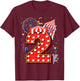 2 Year Old Circus Top Birthday Carnival 2nd Party Toddler T-Shirt - T-Shirt | Maroon