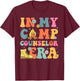 In My Camp Counselor Era Retro Groovy Summer Camp Counselor T-Shirt - T-Shirt | Maroon