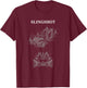 Slingshot Blueprint Car Illustration, Car EnthusiastDesign T-Shirt - T-Shirt | Maroon