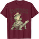 Cowboy Frog Riding Turtle ABA Therapist Elopement Wrangler T-Shirt - T-Shirt | Maroon