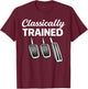 Funny Classically Trained Manual Car with Pedals Driving T-Shirt - T-Shirt | Maroon