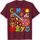 Cinco De Mayo Mexican Fiesta 5 De Mayo Women Men Girls T-Shirt - T-Shirt | Maroon