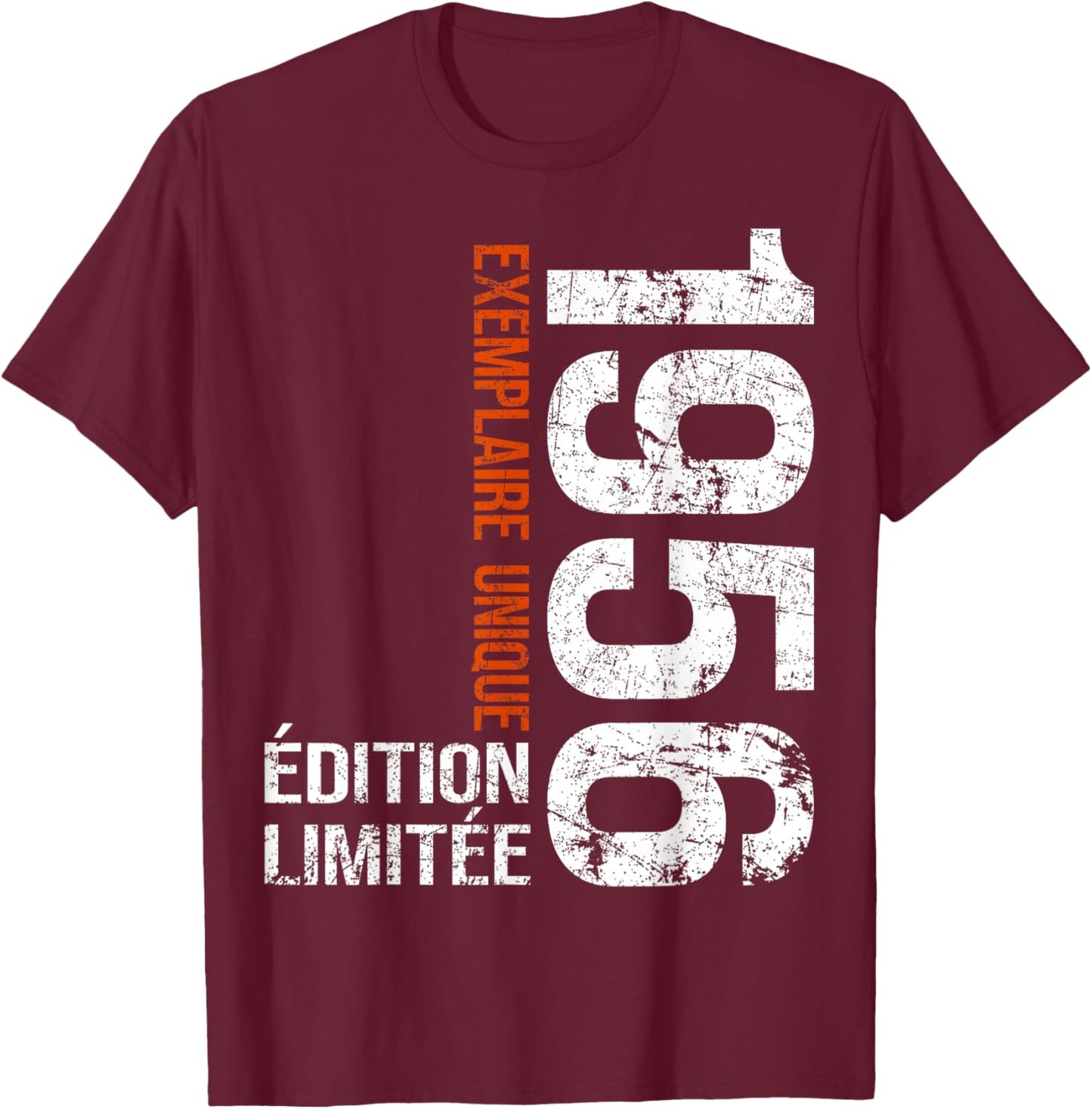 Vintage 1956 Gift 70 Years Man Birthday Humour T-Shirt - T-Shirt | Maroon