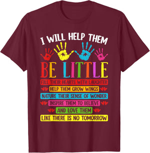 Daycare Teacher Child Care Day Care Childcare Provider T-Shirt - T-Shirt | Maroon