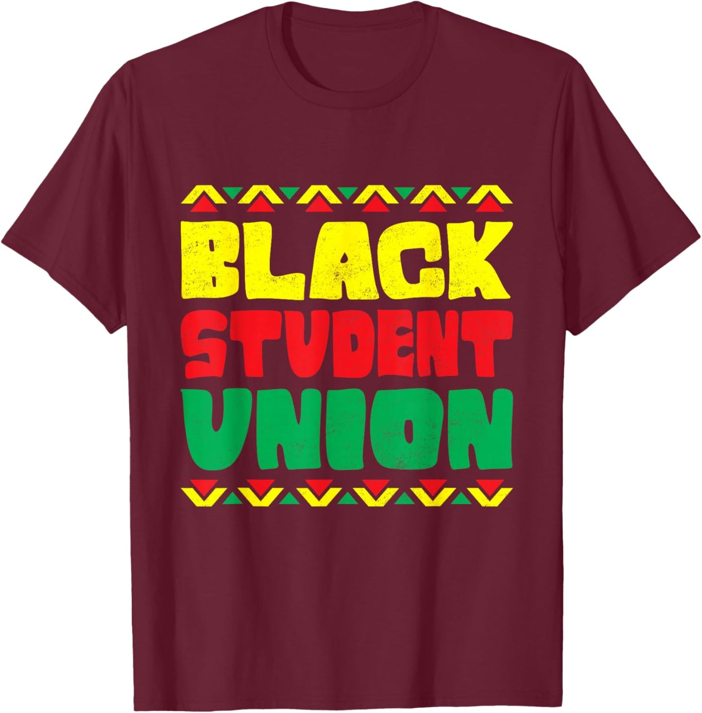 Black Student HBCU African American Pride Women Men T-Shirt - T-Shirt | Maroon