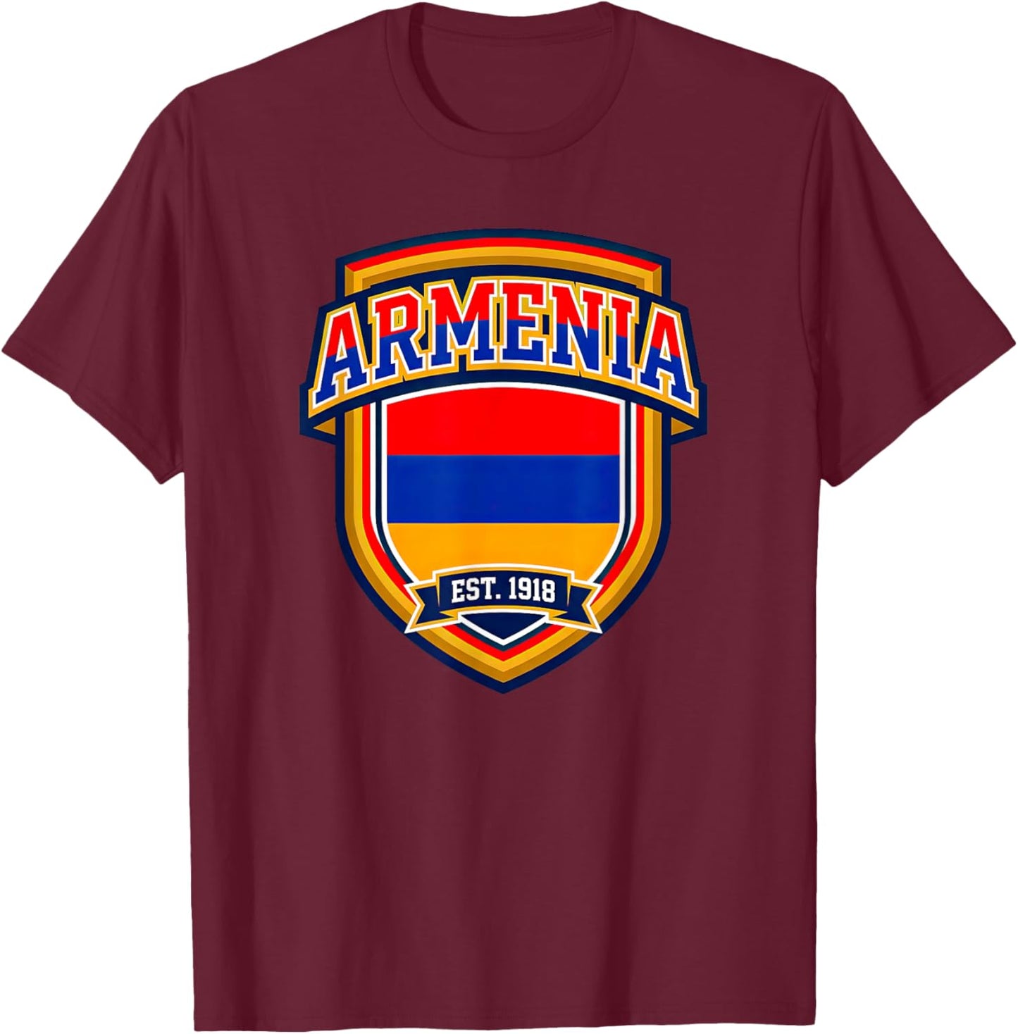 Armenia Souvenir Armenian Travel Graphic T-Shirt - T-Shirt | Maroon