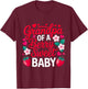 Grandpa of A Berry Sweet One Strawberry Baby First Birthday T-Shirt - T-Shirt | Maroon