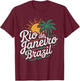 Rio de Janeiro Brazil Travel Vacation Souvenirs T-Shirt - T-Shirt | Maroon