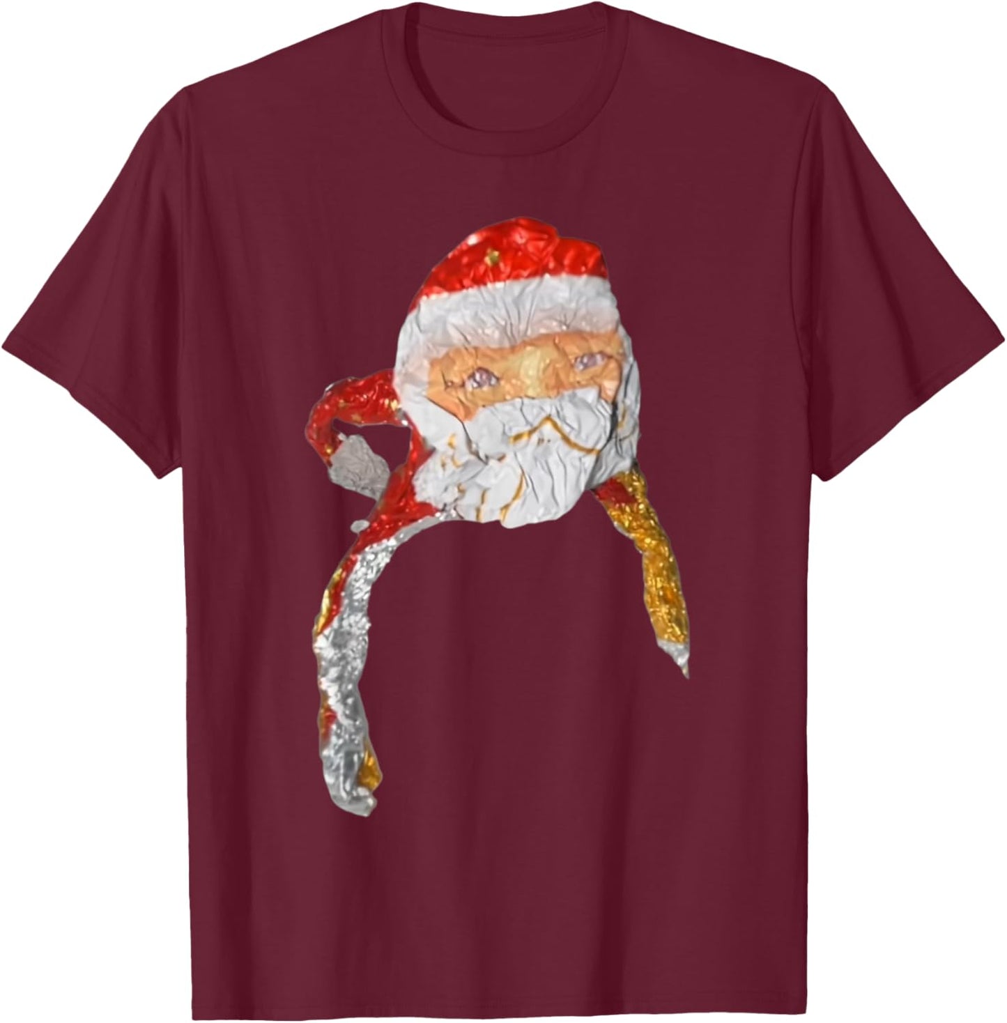 Goo Goo Gaga Santa Claus T-Shirt - T-Shirt | Maroon