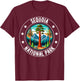 Retro Sequoia National Park Tree Hiking Camping Outdoor T-Shirt - T-Shirt | Maroon