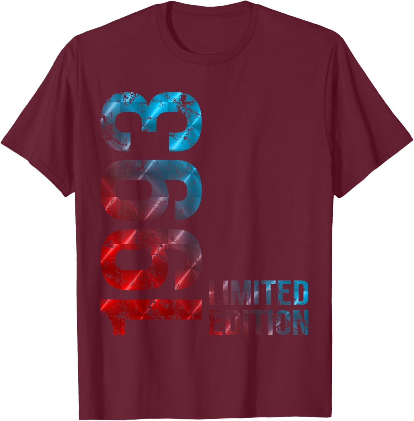 33. Geburtstag Mann Frau 33 Jahre 1993 T-Shirt - T-Shirt | Maroon