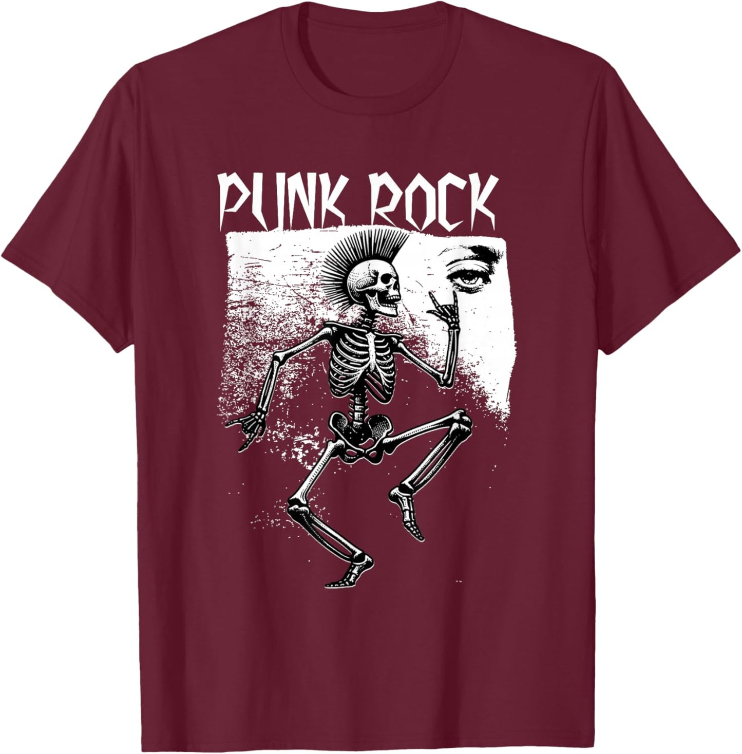 Music Punk Rock Festival T-Shirt - T-Shirt | Maroon