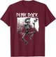 Music Punk Rock Festival T-Shirt - T-Shirt | Maroon