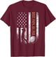 Best Papa By Par Golfing Gifts Papa Father's Day Golf T-Shirt - T-Shirt | Maroon