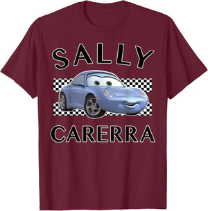 Disney Pixar Cars Sally Carerra Finish Graphic T-Shirt - T-Shirt | Maroon