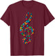 Jigsaw Puzzle Treble Clef Musical Note Music T-Shirt - T-Shirt | Maroon