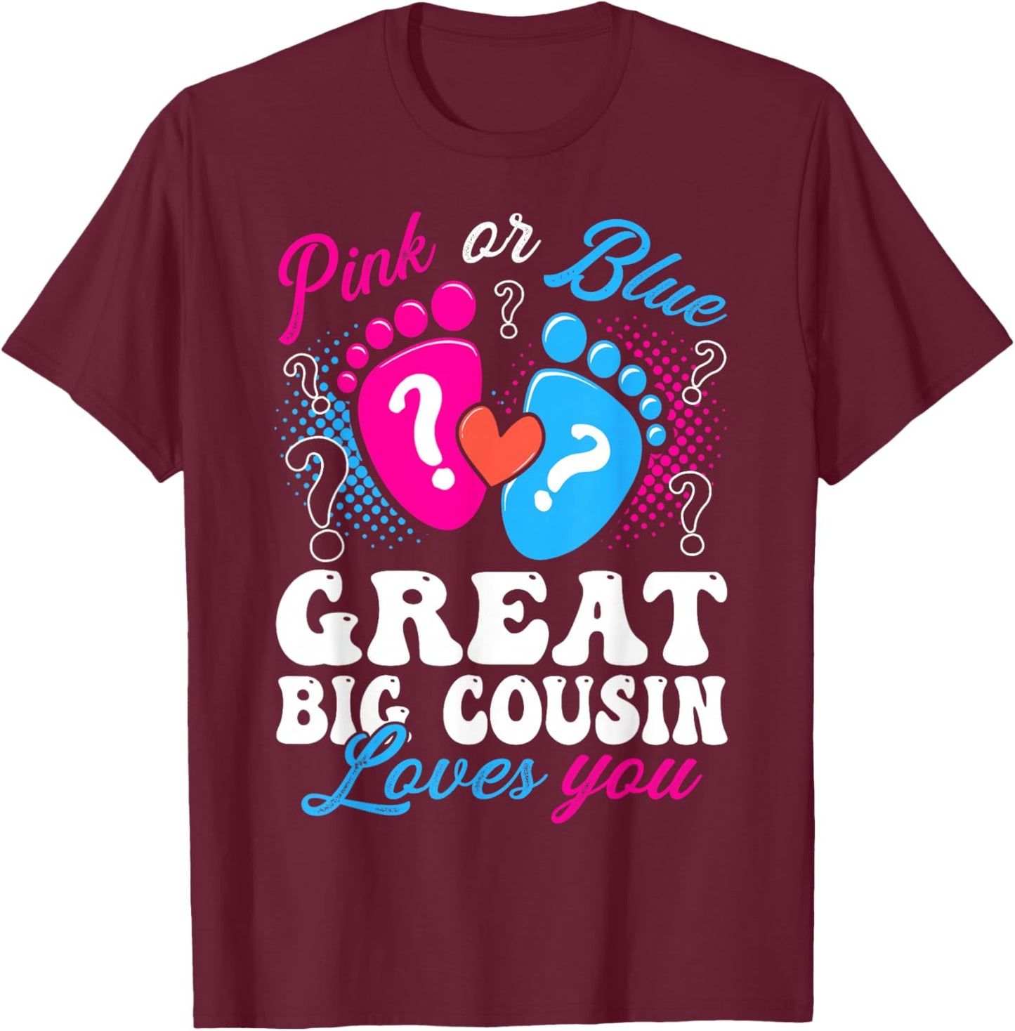 Gender Reveal T-Shirt - T-Shirt | Maroon