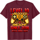 Official Double Digits Level 10 Unlocked 10th Birthday Boy T-Shirt - T-Shirt | Maroon