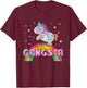 Funny Ironic Cool Unicorn Gangsta Rap Music Festival Tie Dye T-Shirt - T-Shirt | Maroon