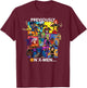 Marvel Studios X-Men '97 Season 2 Previously on X-Men T-Shirt - T-Shirt | Maroon