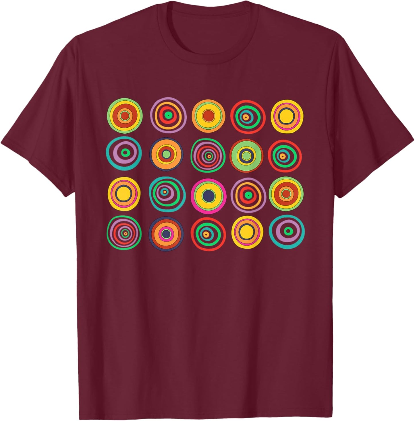 Colorful Polka Dot Day September 15th Outfit Men Women Kids T-Shirt - T-Shirt | Maroon