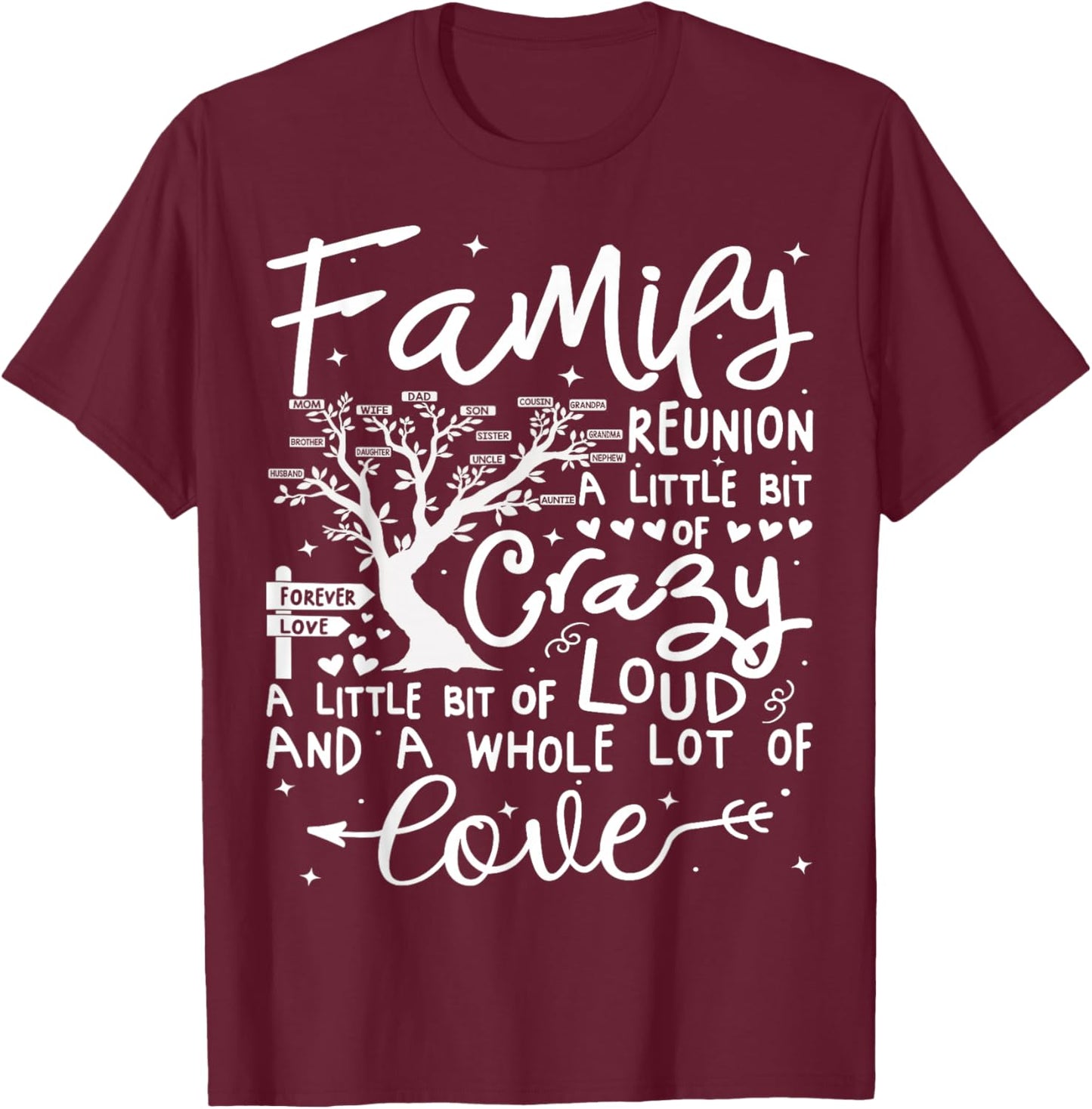 Family Reunion 2025 Shirt Family Matching Reunion Party T-Shirt - T-Shirt | Maroon