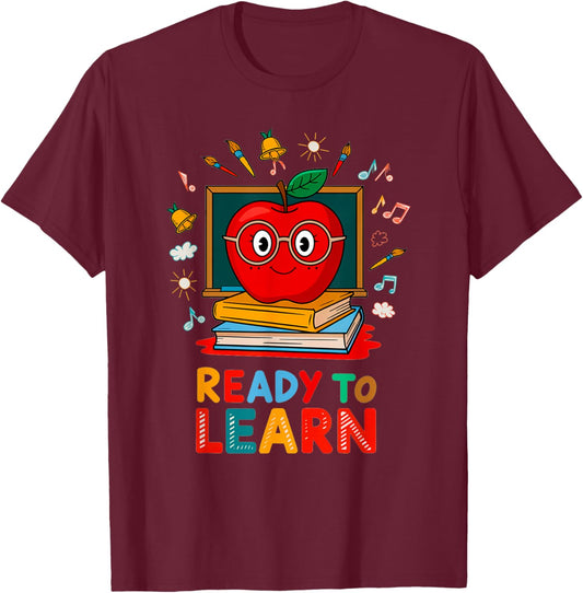 Reads Across America Reading Teacher Books Reader Kids T-Shirt - T-Shirt | Maroon