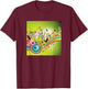Frutiger Metro Gen Z Millennial Nostalgia Y2K Aesthetic Art T-Shirt - T-Shirt | Maroon