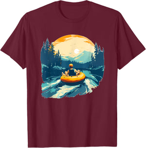 Pretty cool River tubing Costume for Kids and Adults T-Shirt - T-Shirt | Maroon