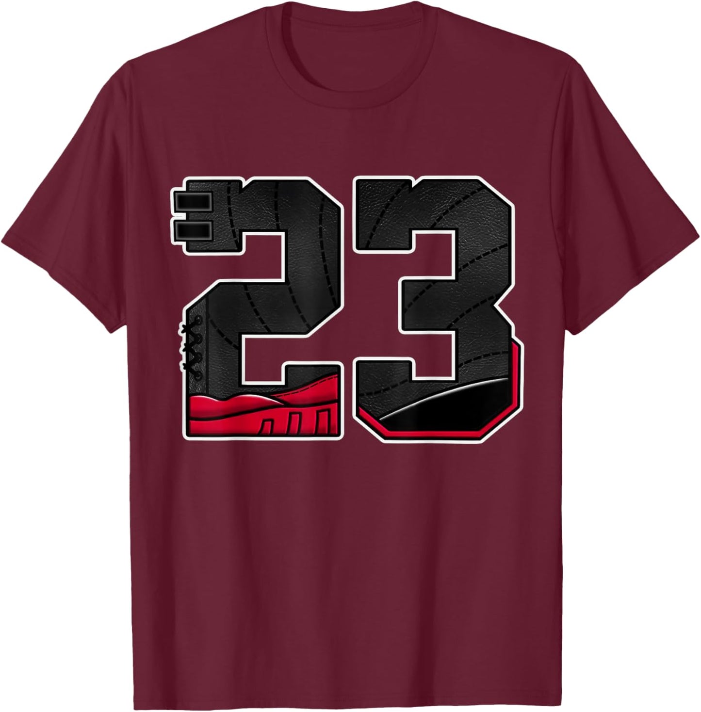 Number 23 Flu Game 12s Retro Matching Women T-Shirt - T-Shirt | Maroon