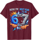 Now I'm 6 Next Year I'll be 7 Meme 67 6th Birthday Gifts Kid T-Shirt - T-Shirt | Maroon