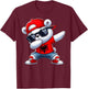 Albanian Bear Albania Dabbing Dab Boys Kids 2025 T-Shirt - T-Shirt | Maroon