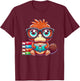 Book Lover Reading Platypus T-Shirt - T-Shirt | Maroon