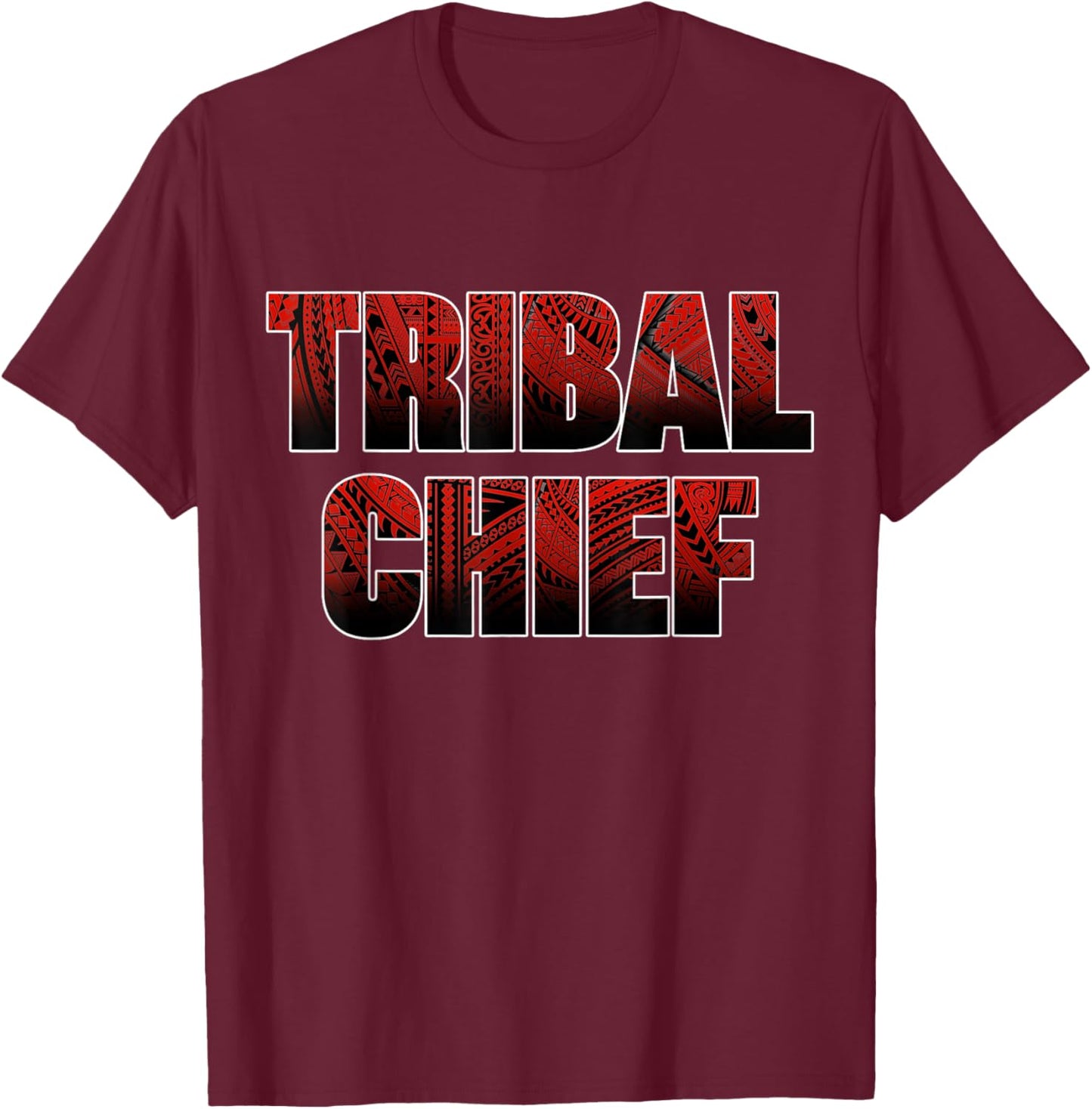 Tribal Chief Roman Funny Wrestling T-Shirt - T-Shirt | Maroon