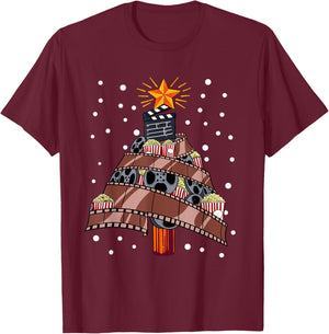 Christmas Tree Film Movie T-Shirt - T-Shirt | Maroon